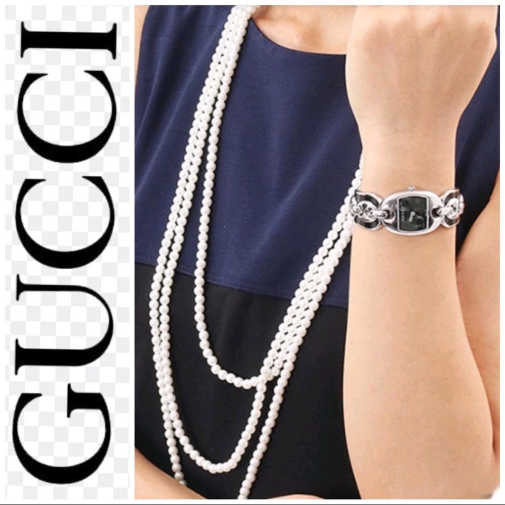 *Fabulous GUCCI Buckle Watch W/ Mother of Pearl*